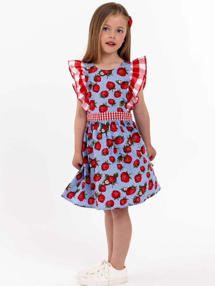 Girl'S Summer Clothes Strawberry Fields | Strawberry Fields Jayne Dress