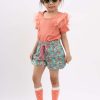 Girl'S Summer Clothes New Minifloral | Daisy Mini Floral Scoop Shorts