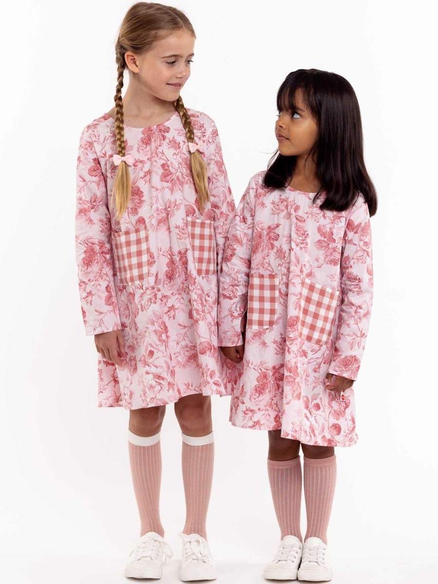 Girl'S Winter Clothes Pink Flower | Lena Renaissance Dress