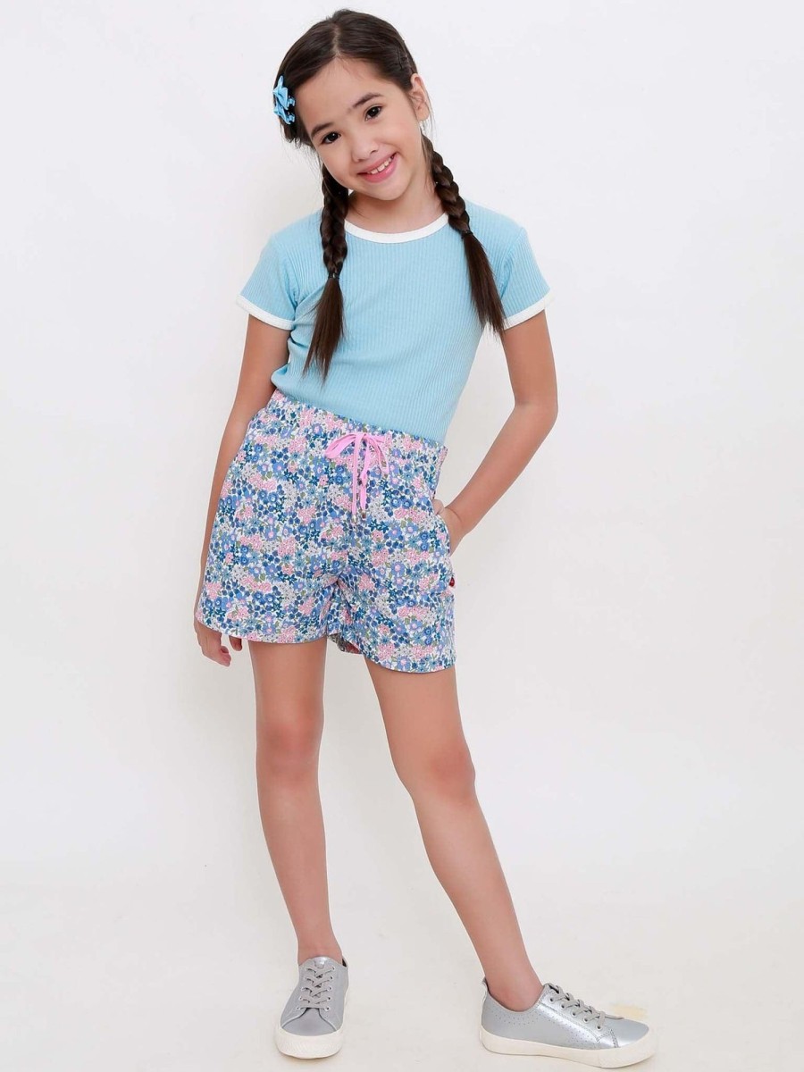 Girl'S Summer Clothes Dusky Jacaranda | Adele Dusky Jacaranda Shorts