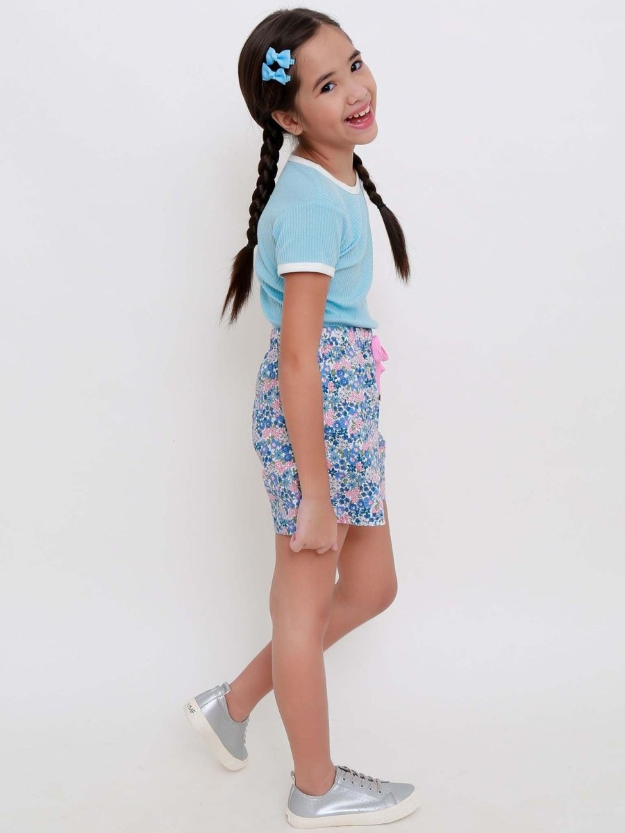 Girl'S Summer Clothes Dusky Jacaranda | Adele Dusky Jacaranda Shorts