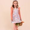 Girl'S Winter Clothes Pink Rabbit | Aaliyah Pink Rabbit Pinni Dress