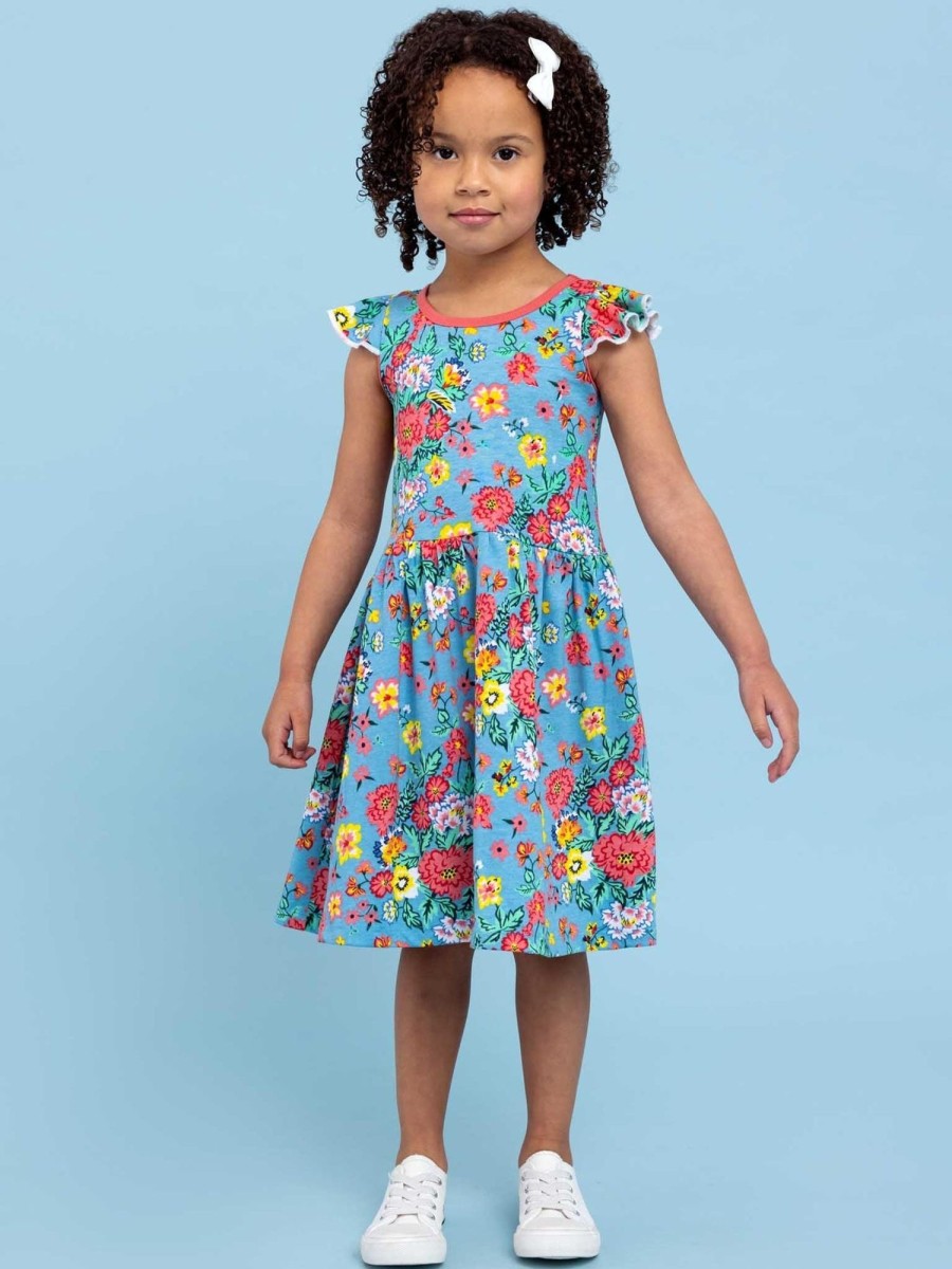 Girl'S Summer Clothes Cornflower | Cornflower Meadow Mabel Dress