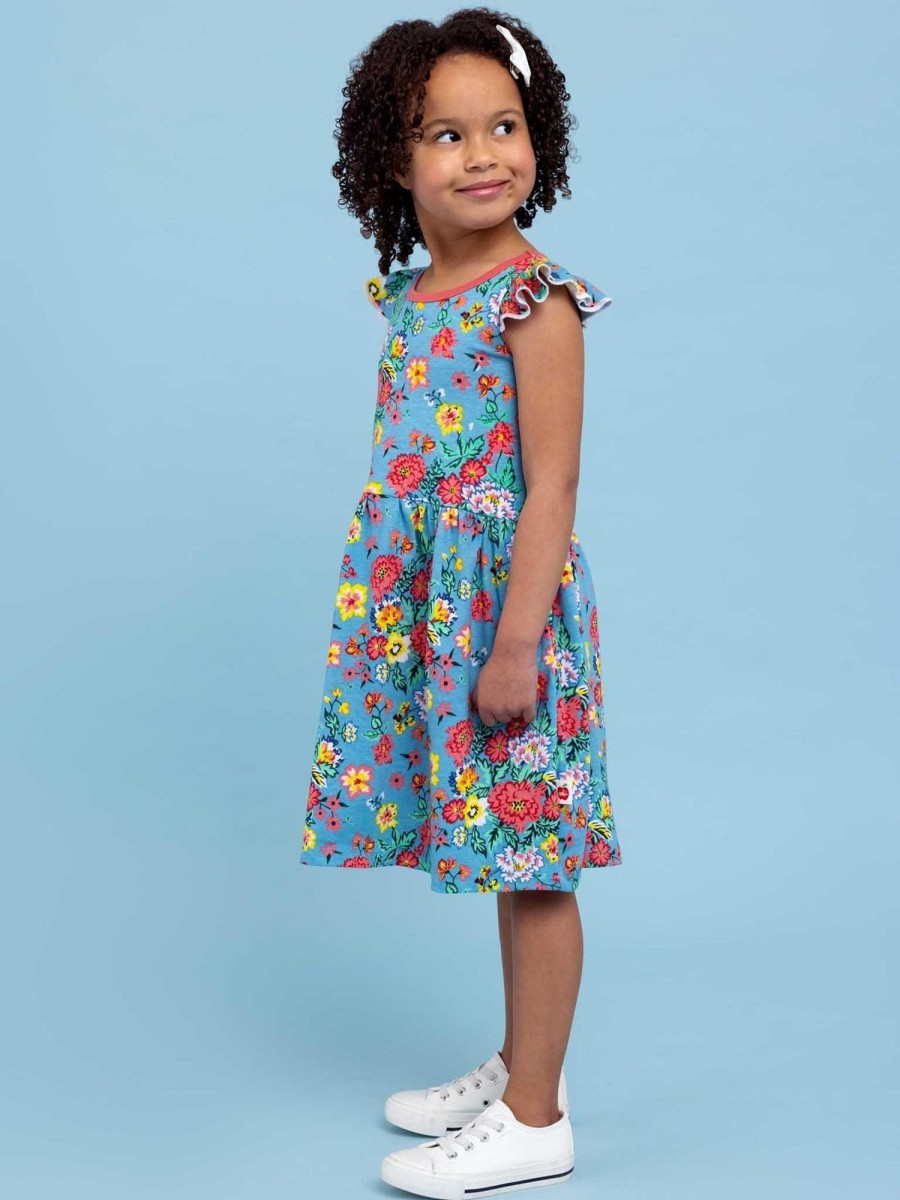 Girl'S Summer Clothes Cornflower | Cornflower Meadow Mabel Dress