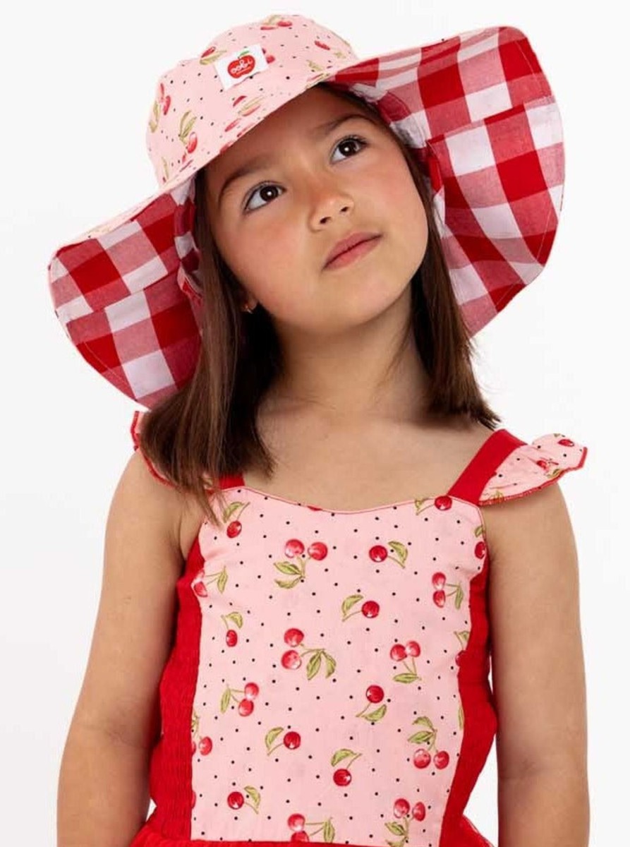 Girl'S Summer Clothes Retro Cherry | Cherry Ripe Chloe Hat