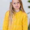 Girl'S Winter Clothes Knitwear | Willow Sunshine Cotton Cardigan