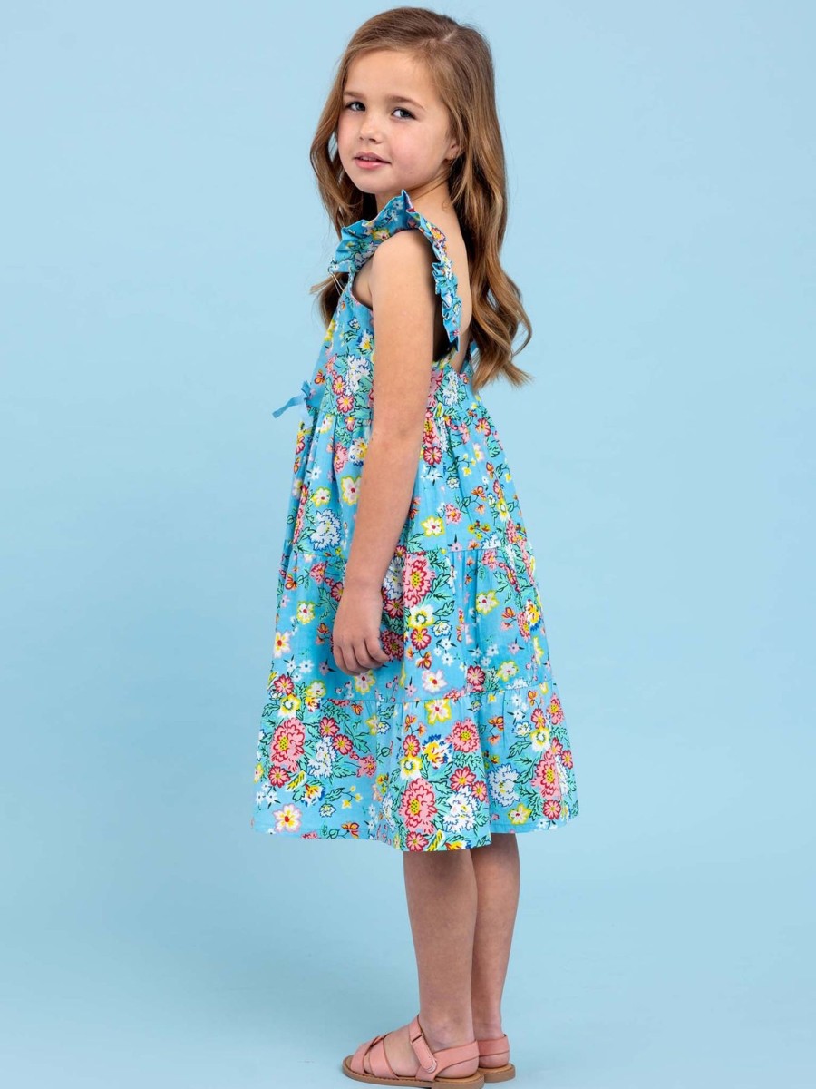 Girl'S Summer Clothes Cornflower | Cornflower Meadow Maxi Dress