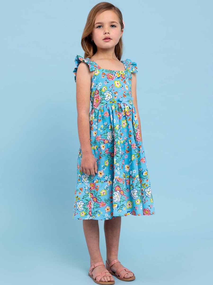 Girl'S Summer Clothes Cornflower | Cornflower Meadow Maxi Dress