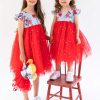 Girl'S Dresses Blue Rose | Luna Blue Rose Dress