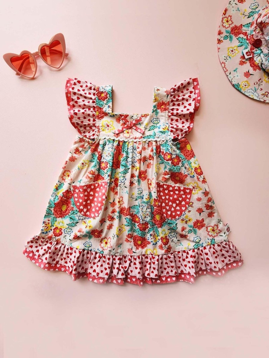 Girl'S Summer Clothes Cornflower | Wild Meadow Holly Dress