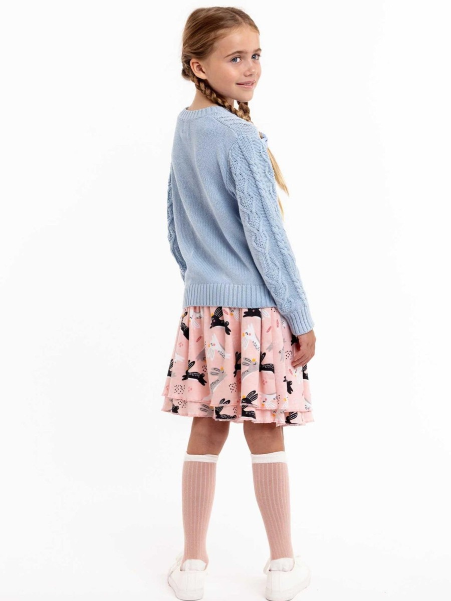 Girl'S Winter Clothes Pink Rabbit | Karla Jersey Bunny Skirt