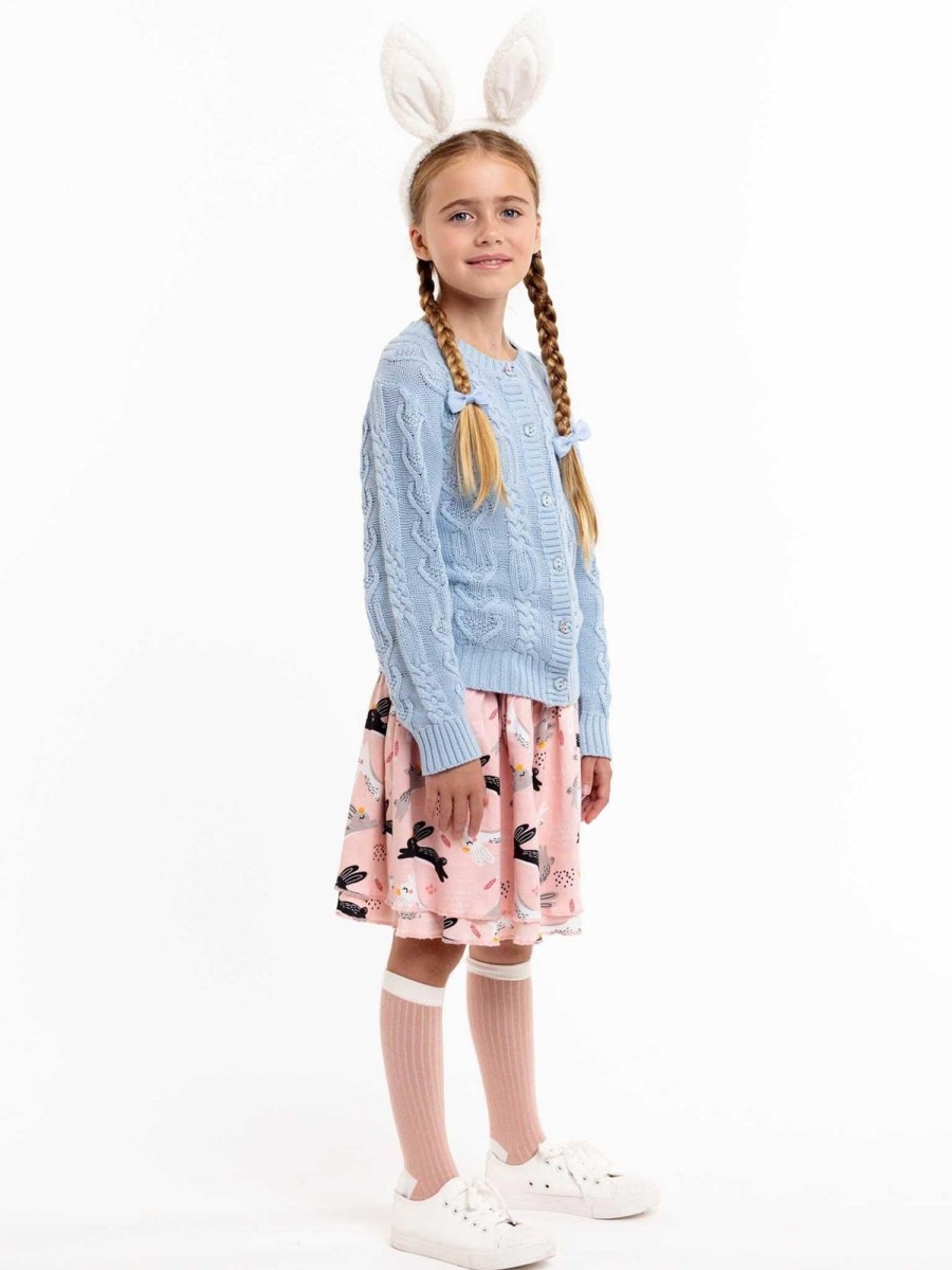 Girl'S Winter Clothes Pink Rabbit | Karla Jersey Bunny Skirt