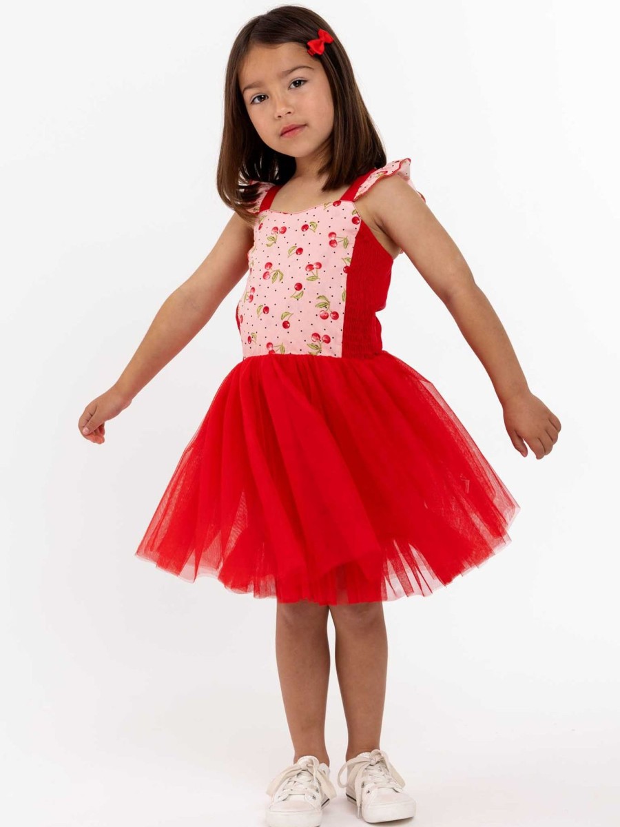 Girl'S Summer Clothes Retro Cherry | Cherry Ripe Belle Tutu Dress