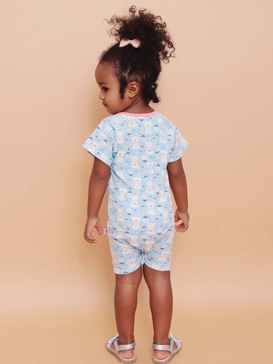 Baby & Toddler Smitten Kitten | Blue Smitten Kitten Baby Romper