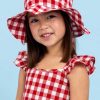 Hats Cornflower | Red Gingham Chloe Hat