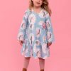 Girl'S Winter Clothes Blue Unicorn | Dream Chaser Unicorn Dress