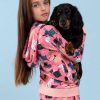 Girl'S Winter Clothes Doggo | Zadie Pink Doggo Jacket