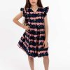 Girl'S Summer Clothes Navy Cherry | Navy Cherry Madison Dress