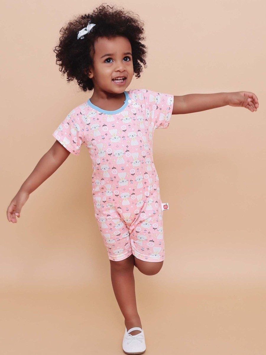 Baby & Toddler Smitten Kitten | Pink Smitten Kitten Baby Romper