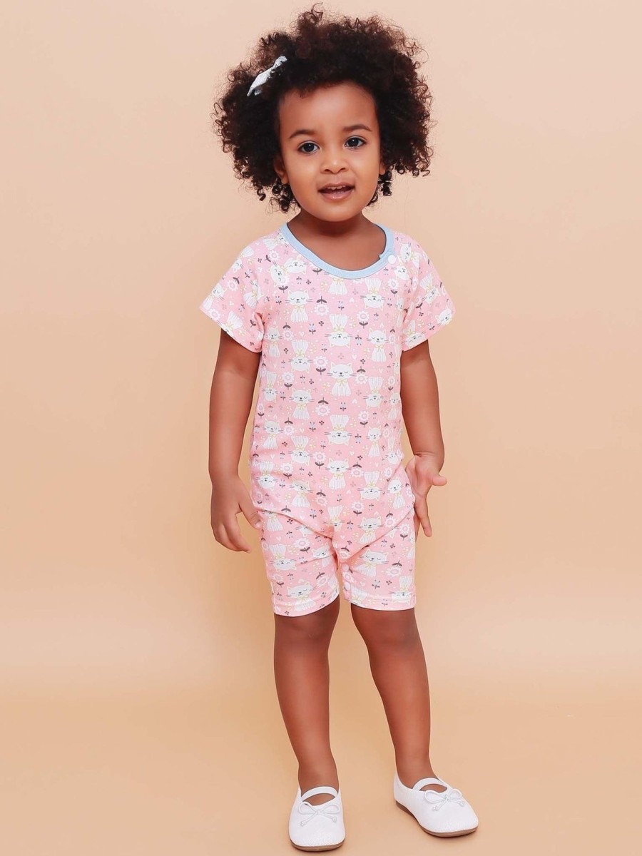 Baby & Toddler Smitten Kitten | Pink Smitten Kitten Baby Romper