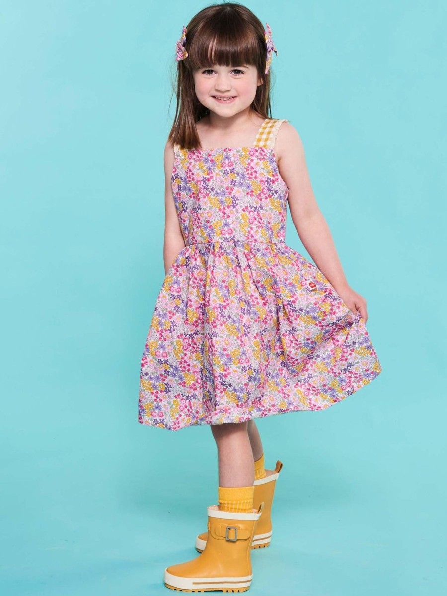 Girl'S Summer Clothes Jacaranda Tree | Lily-Rose Jacaranda Tree Dress