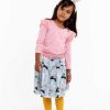 Girl'S Winter Clothes Blue Rabbit | Karla Jersey Bunny Skirt