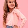 Girl'S Winter Clothes Essentials | Sweetheart Long Sleeved Tee Perfect Pink