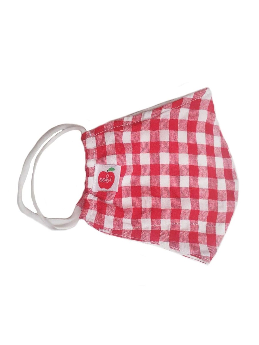 Accessories & Gifts Gingham | Loop Face Mask Red Gingham