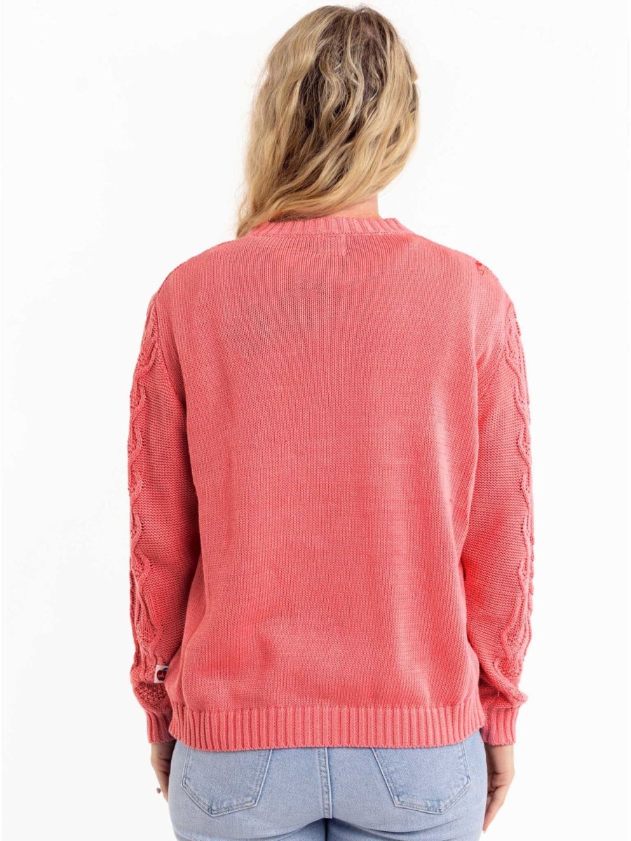 Tween, Mum & Me Knitwear | Women'S Willow Geranium Pink Cardigan