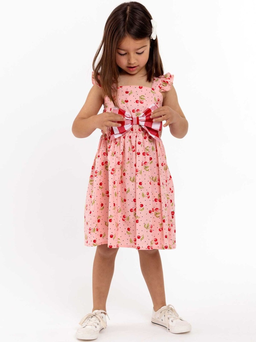 Girl'S Summer Clothes Retro Cherry | Cherry Ripe Mia Dress