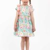 Girl'S Summer Clothes Watercolour | Penelope Blue Watercolour Dress