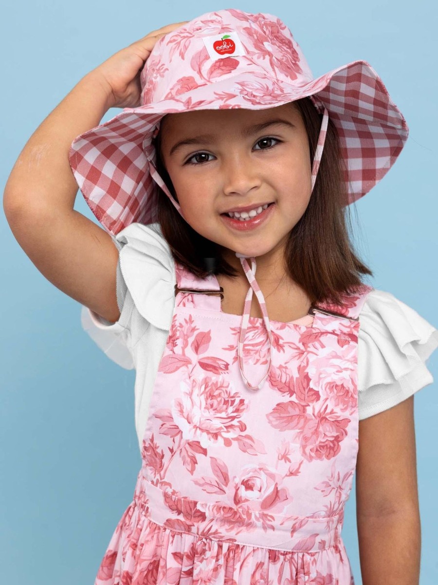 Girl'S Summer Clothes Pink Flower | Chloe Renaissance Hat