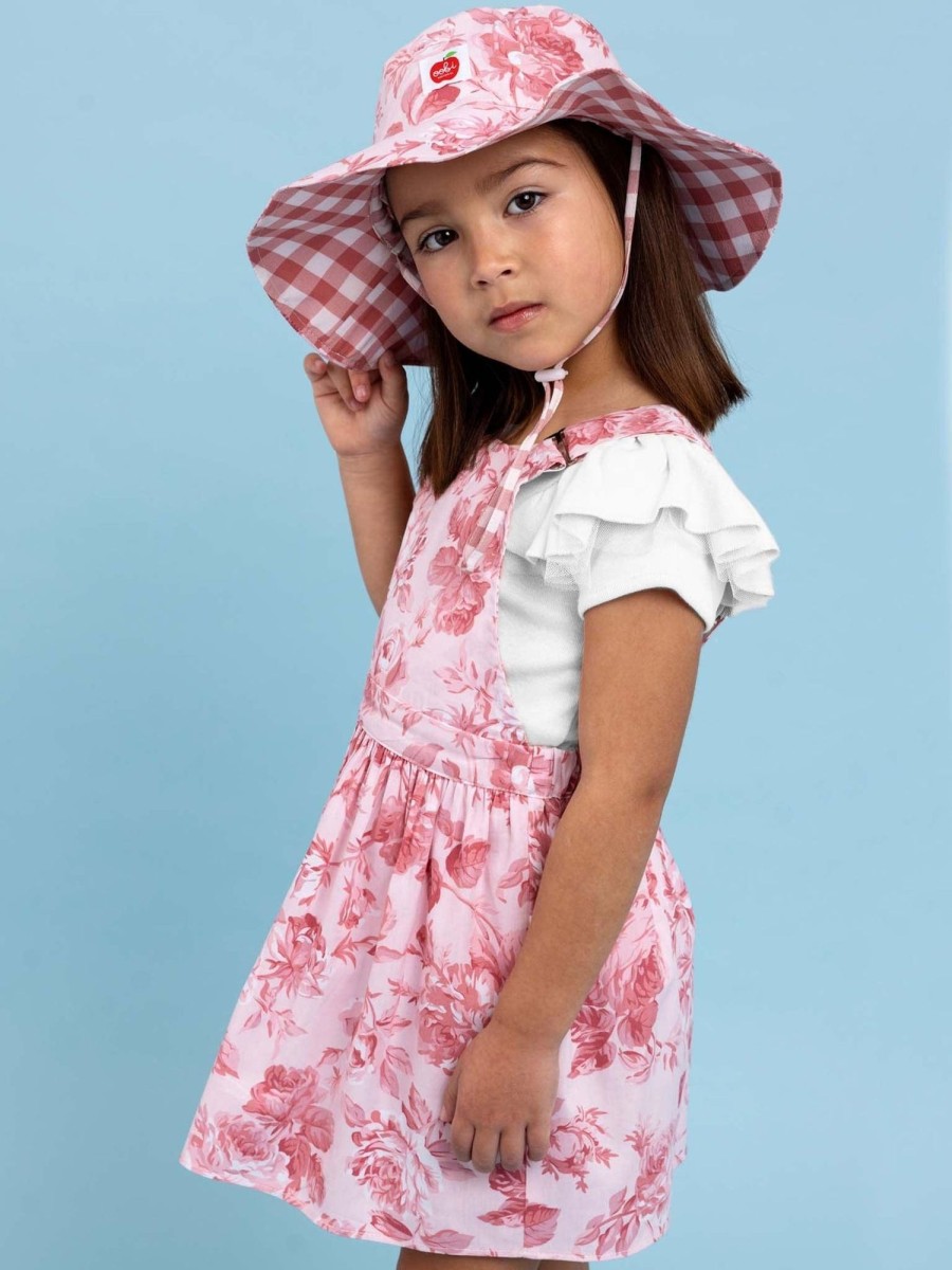 Girl'S Summer Clothes Pink Flower | Chloe Renaissance Hat