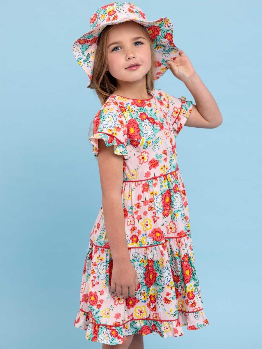 Girl'S Summer Clothes Cornflower | Wild Meadow Leilani Dress