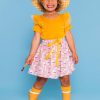 Girl'S Summer Clothes Pink Bird | Gemma Seagull Skirt