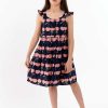 Girl'S Summer Clothes Navy Cherry | Navy Cherry Calista Dress