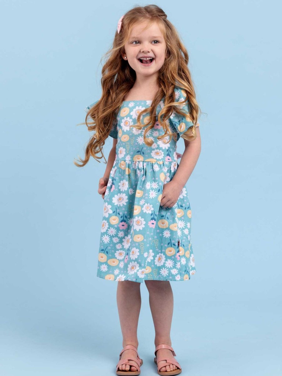 Girl'S Summer Clothes Happy Daisies | Amity Dress Happy Daisy