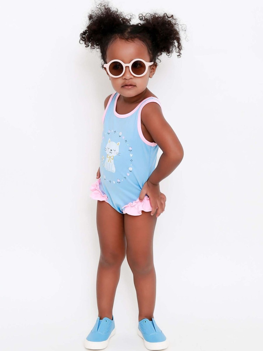 Girl'S Summer Clothes Cat | Smitten Kitten One Piece Swim