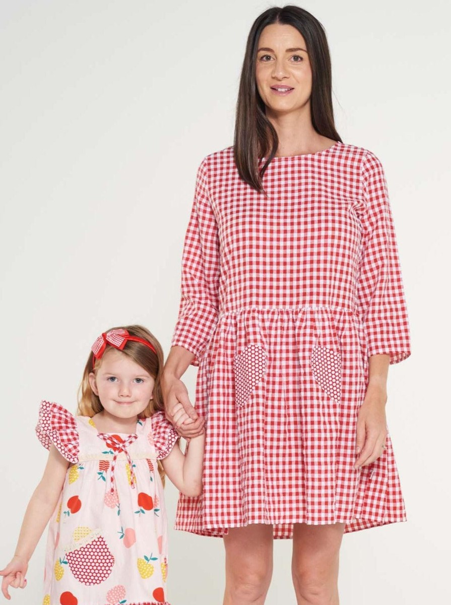 Tween, Mum & Me Red Gingham | Women'S Red Gingham Dress