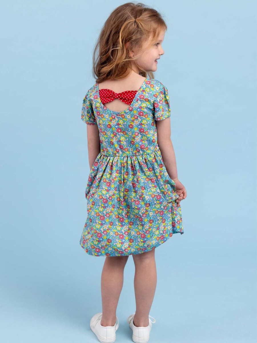 Girl'S Summer Clothes New Minifloral | Sweetie Bows Minifloral Dress