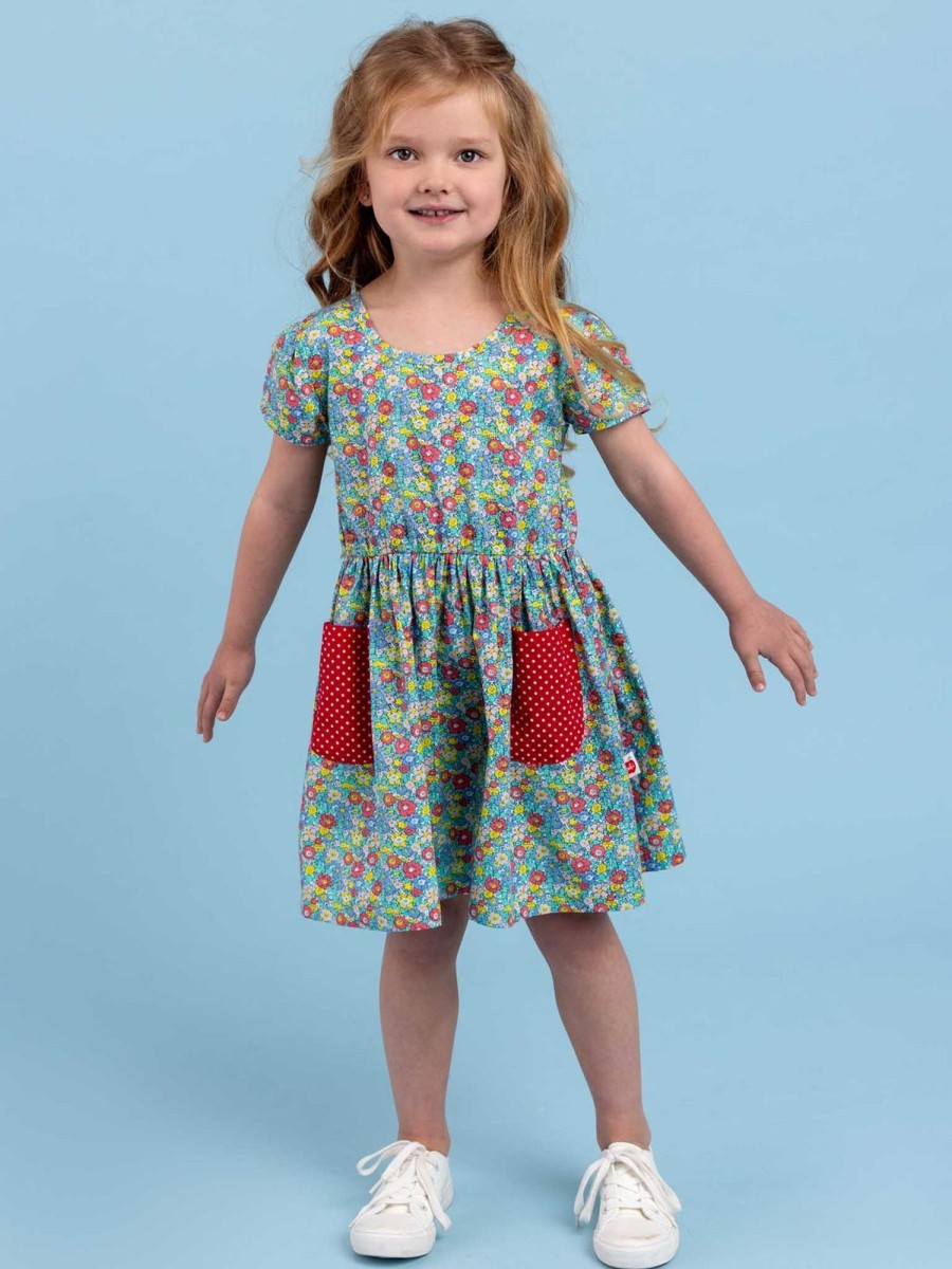 Girl'S Summer Clothes New Minifloral | Sweetie Bows Minifloral Dress