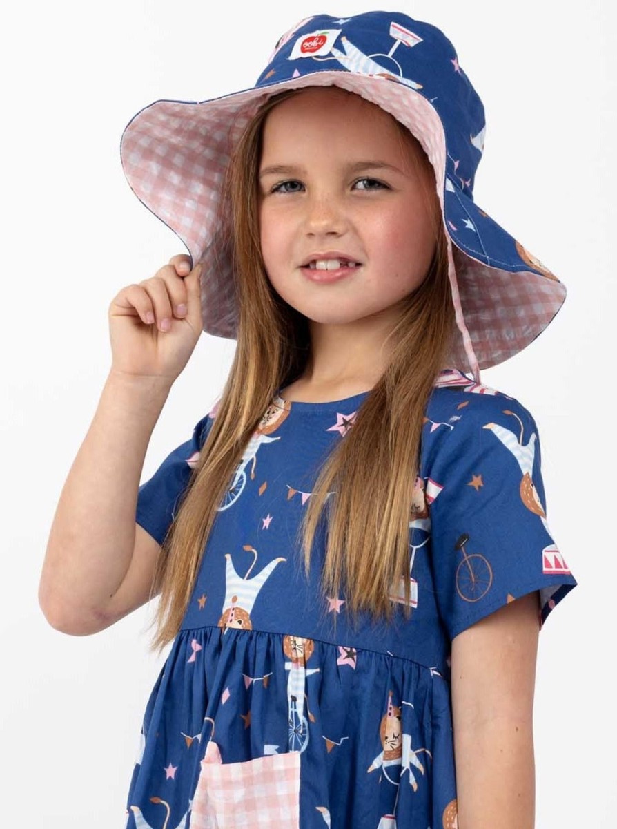 Girl'S Summer Clothes Navy Circus | Navy Circus Chloe Hat