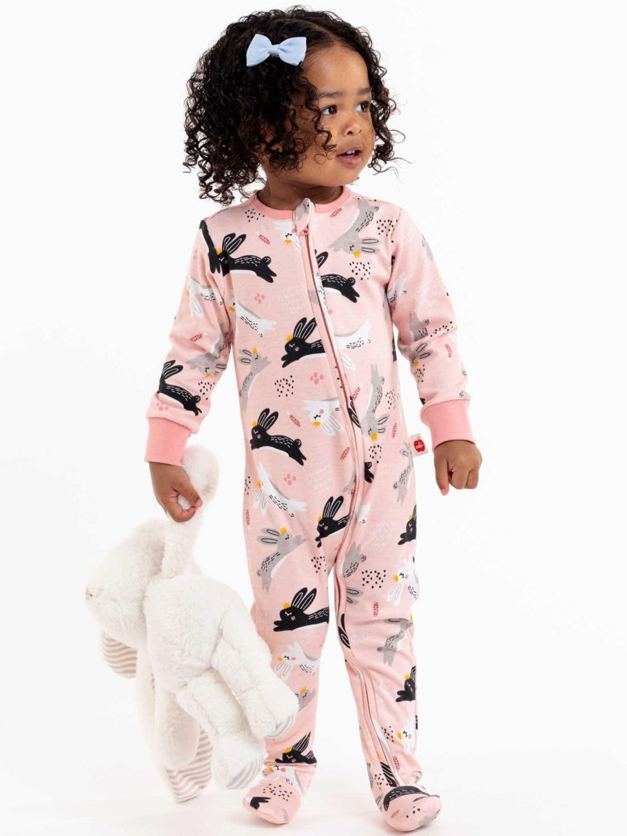 Girl'S Winter Clothes Rabbits | Misha Bunny Zippy Suit