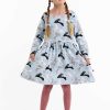 Girl'S Winter Clothes Blue Rabbit | Elsa Jersey Bunny Dress