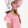 Girl'S Summer Clothes Blue Floral | Vintage Blue Floral Chloe Hat