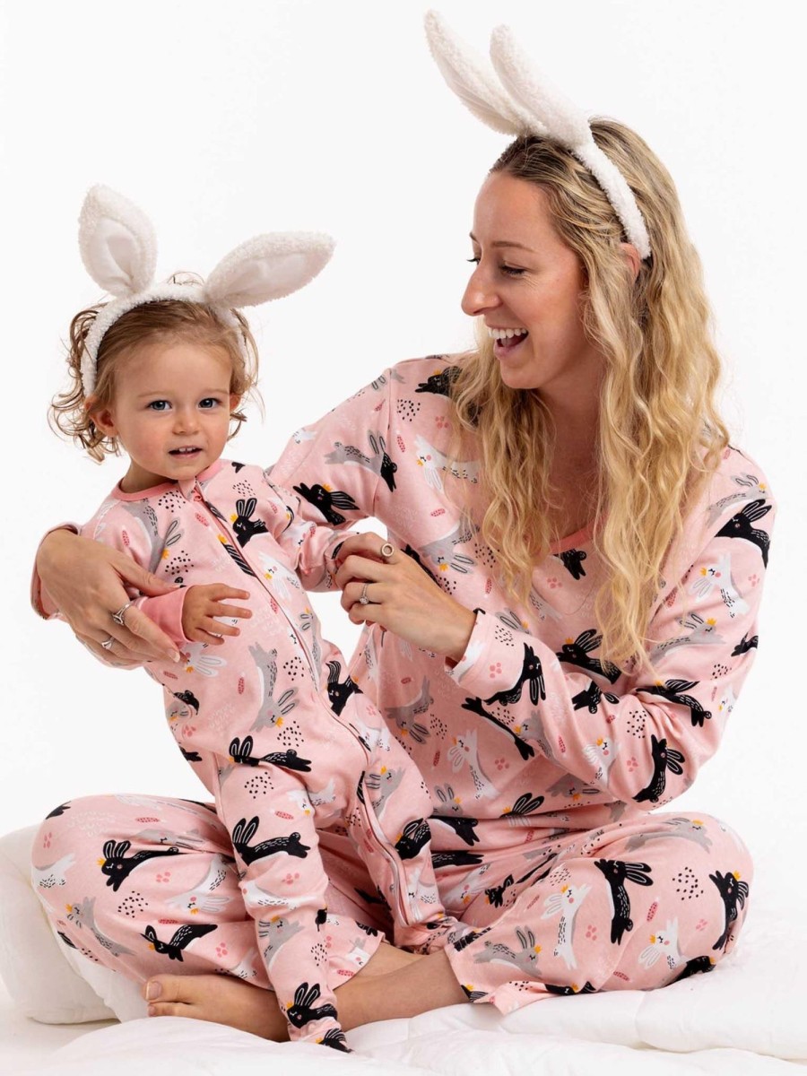 Tween, Mum & Me Pink Rabbit | Women'S Bunny Loungewear Set