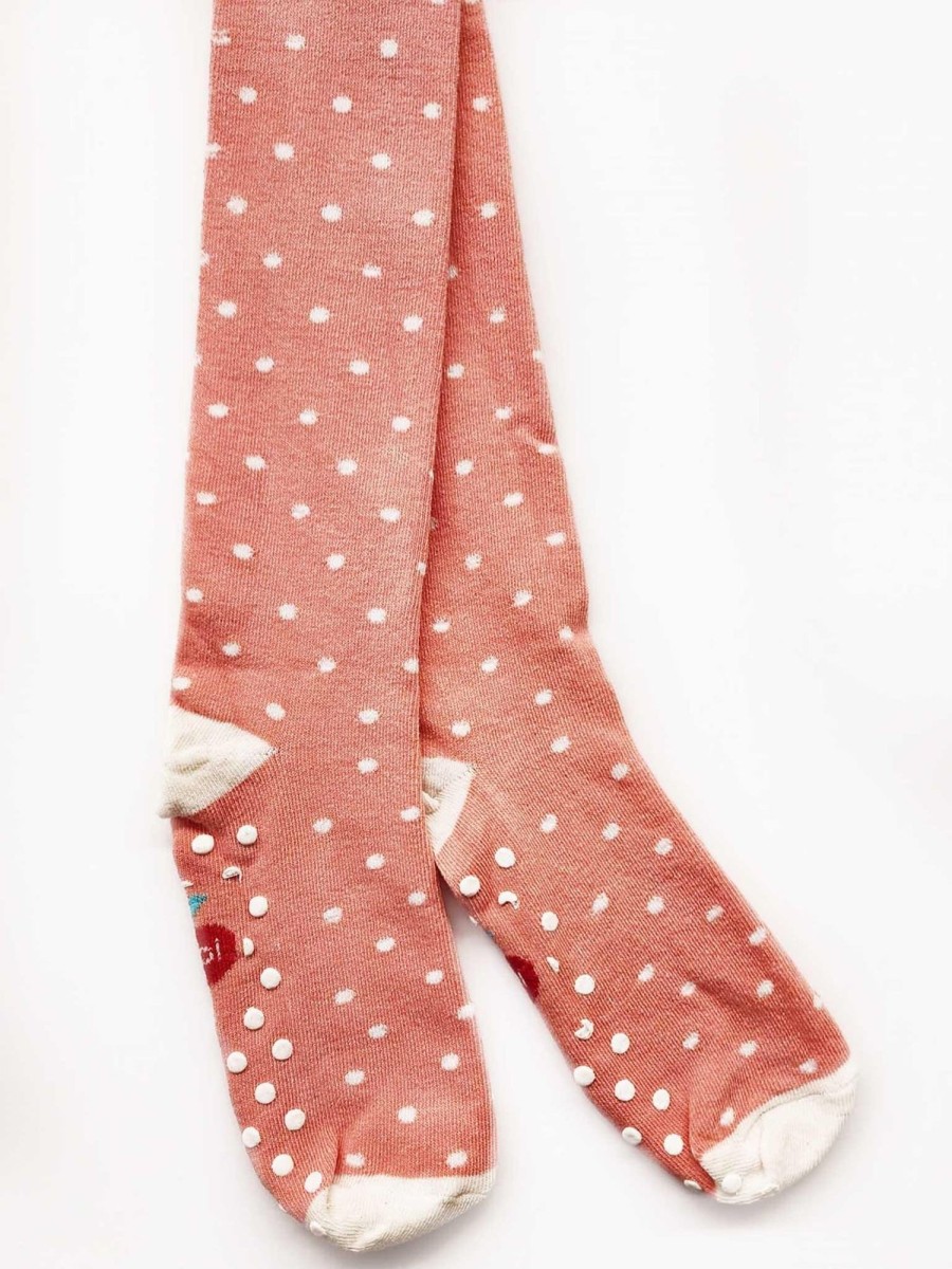 Socks And Tights Essentials | Cheeky Pink Dotty Tights