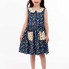 Girl'S Dresses Bow Wow Wow | Bow Wow Wow Peter Pan Dress