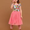 Girl'S Summer Clothes Retro Flower | Ariel Sky 1960S Flower Dress