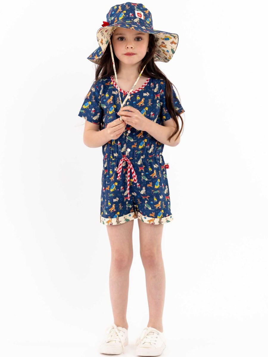 Girl'S Summer Clothes Bow Wow Wow | Bow Wow Wow Maisy Playsuit